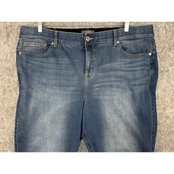 Torrid Women’s 24R Premium Stretch High Rise Bombshell Skinny Ankle Denim Jeans - Picture 2 of 10